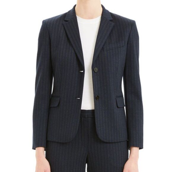 Theory Stripe Shrunken Blazer - NEW - Picture 2 of 16
